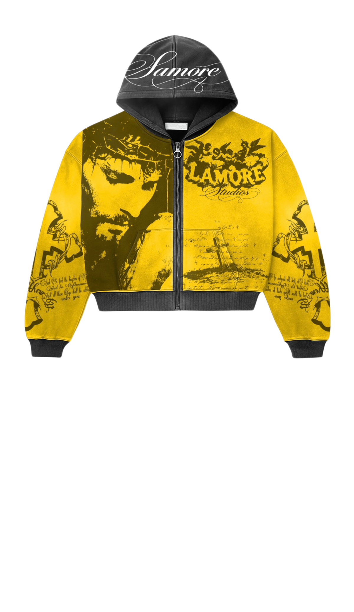 THE LOST MANUSCRIPT ZIP-UP | YELLOW